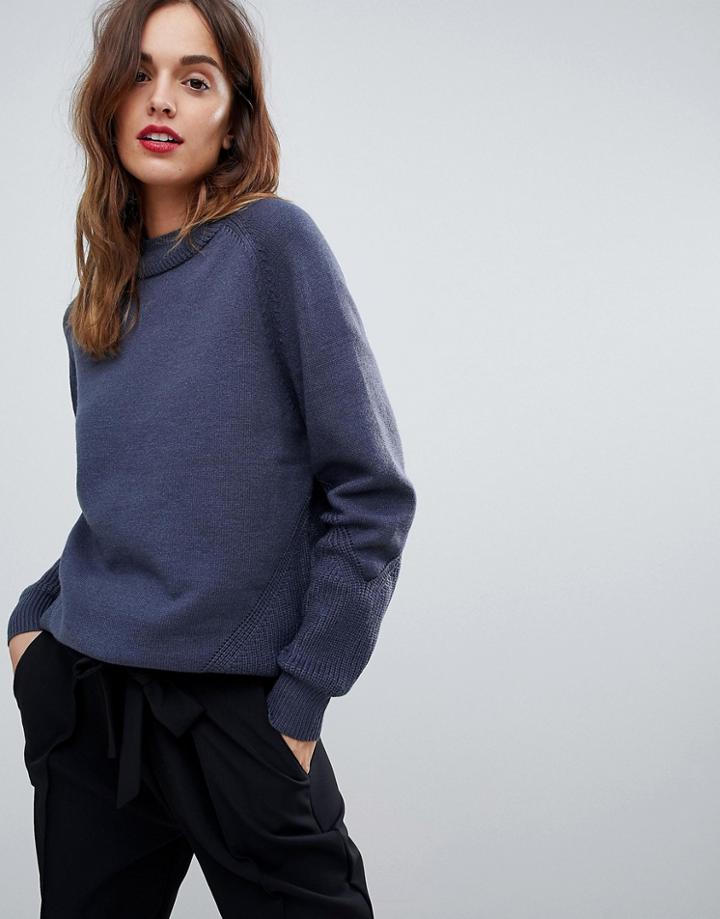 Y.a.s Peony Sweater-blue