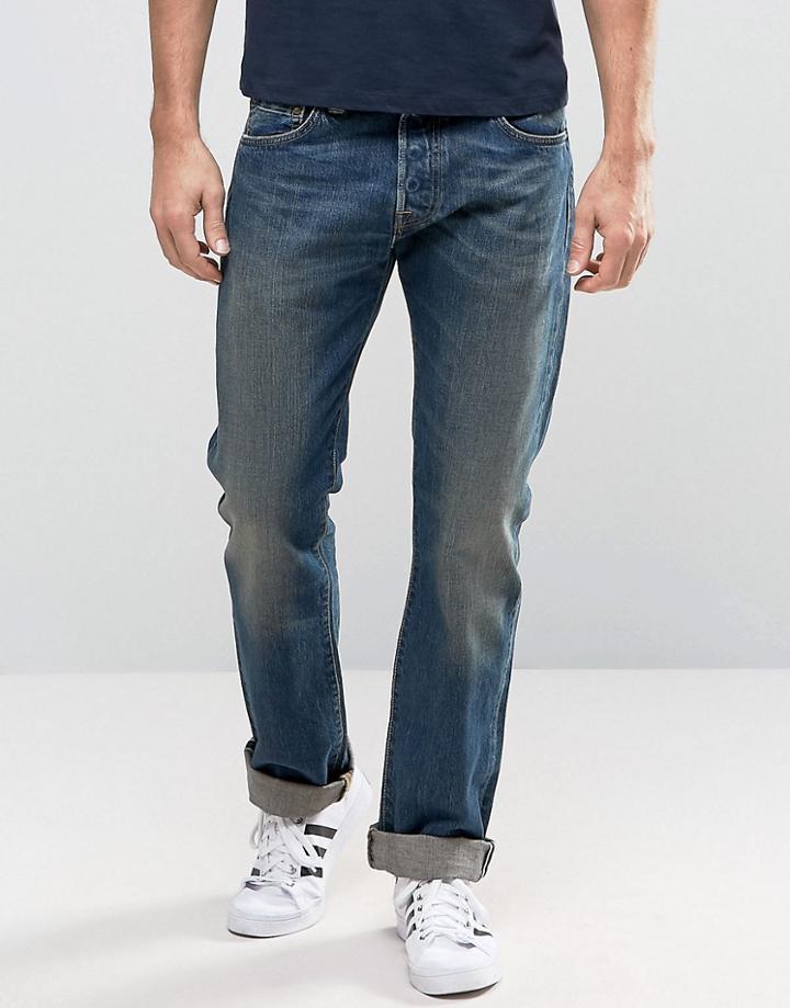 Edwin Ed-71 Rainbow Selvage Slim Fit Jeans - Blue