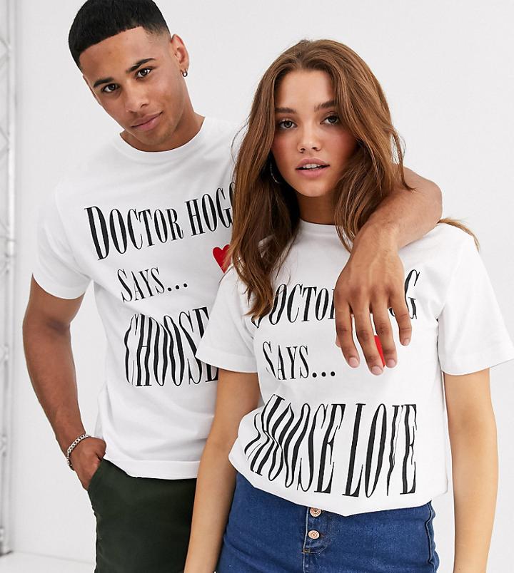 Pam Hogg Choose Love T-shirt-brown