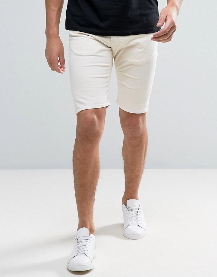 Edwin Ed-55 Denim Short Natural Wash - Beige