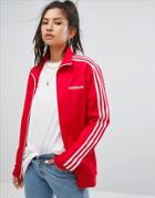 Adidas Originals Track Jacket In Red - Red