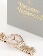Vivienne Westwood Vv158pknu Ladies Portobello Watch In Rose Gold - Pink