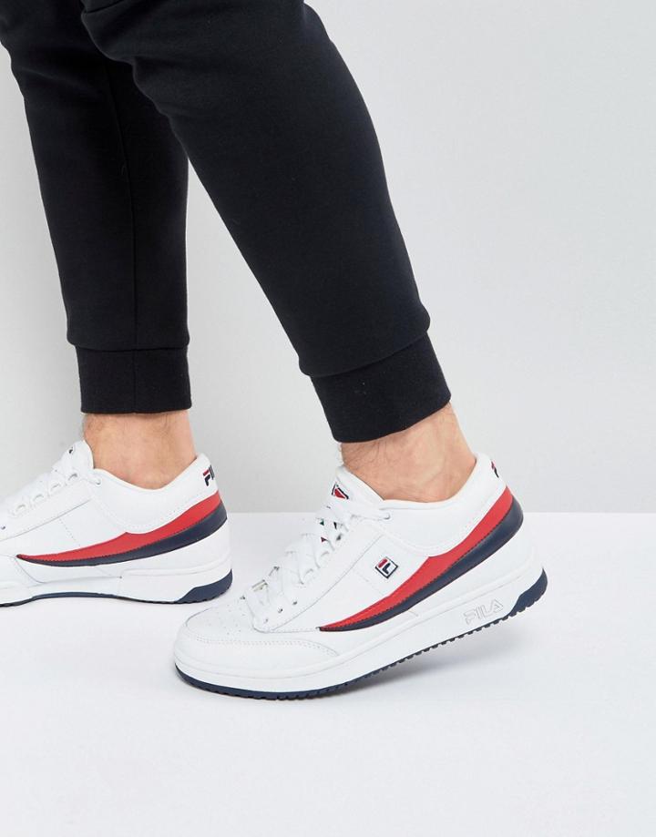 Fila Heritage T1 Mid Sneakers - White