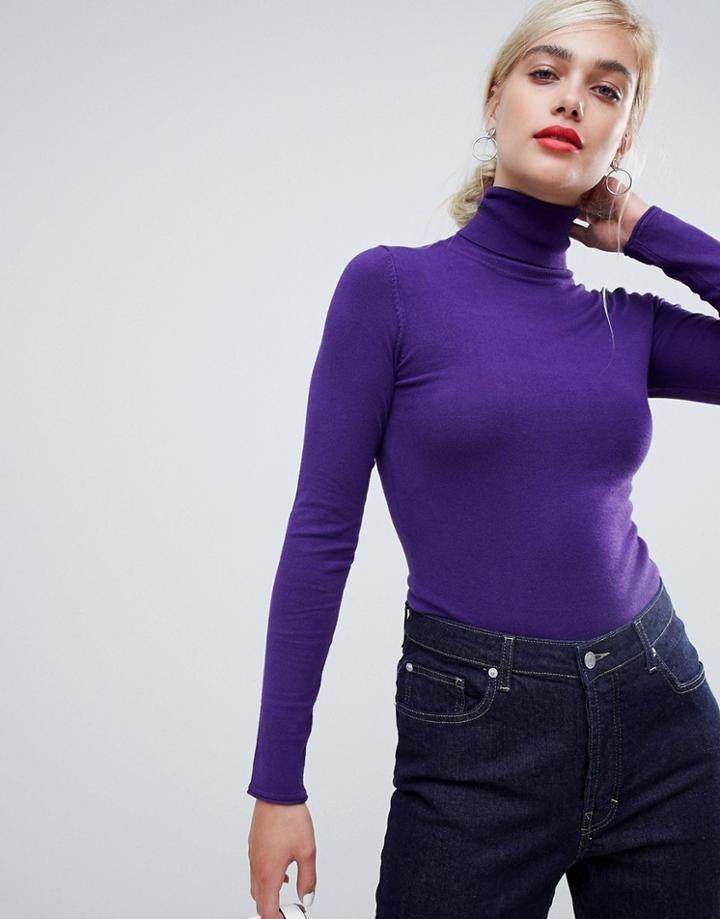 Stradivarius Basic Turtleneck - Beige