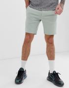 Jack & Jones Intelligence Pique Smart Shorts In Green - Green