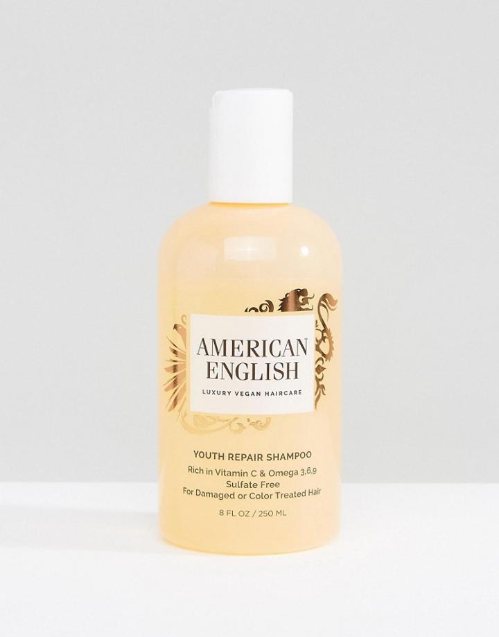 American English Youth Repair Vegan Shampoo - Clear