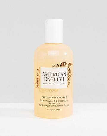 American English Youth Repair Vegan Shampoo - Clear