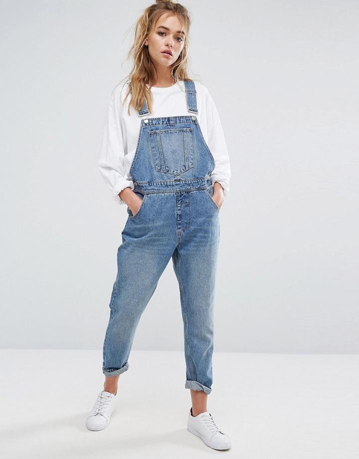 Cheap Monday 90s Style Overall - Blue