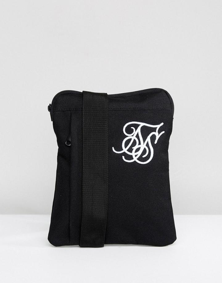Siksilk Flight Bag In Black - Black