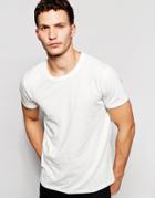 Nudie T-shirt Crew Neck In Off White - Offwhite