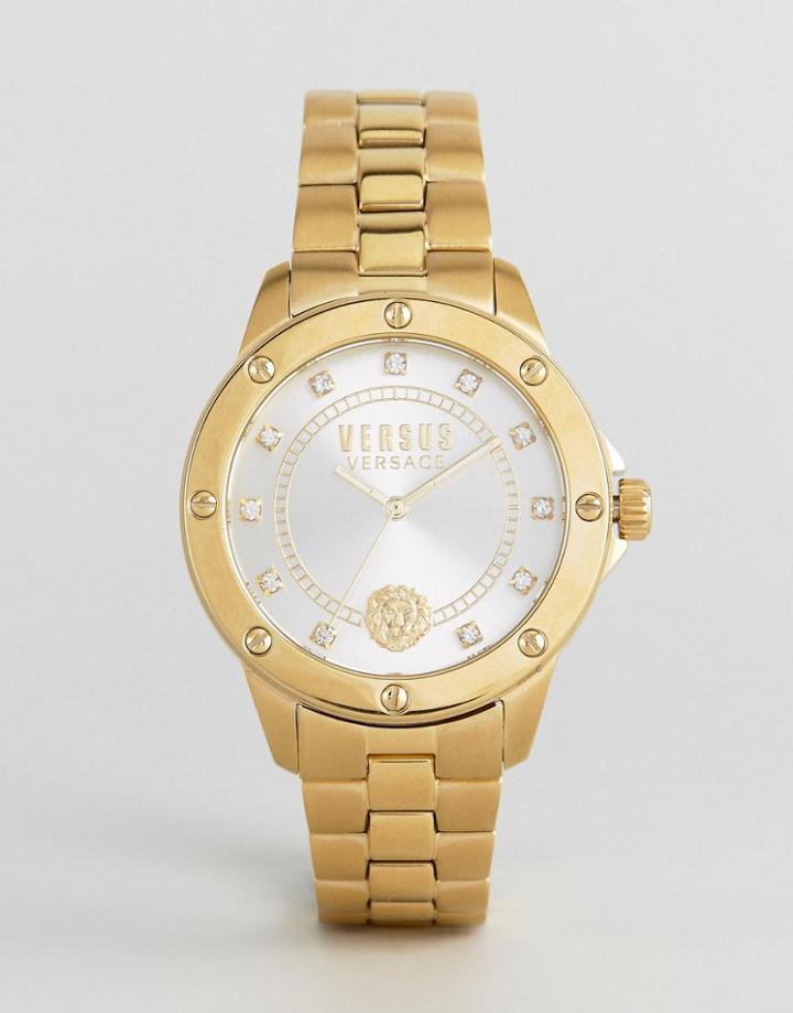 Versus Versace S2803 South Horizons Bracelet Watch In Gold - Gold