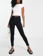 New Look Lift & Shape Skinny Jeans In Black