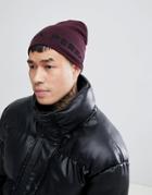 Peak Performance Pp Beanie Logo Hat In Red - Red