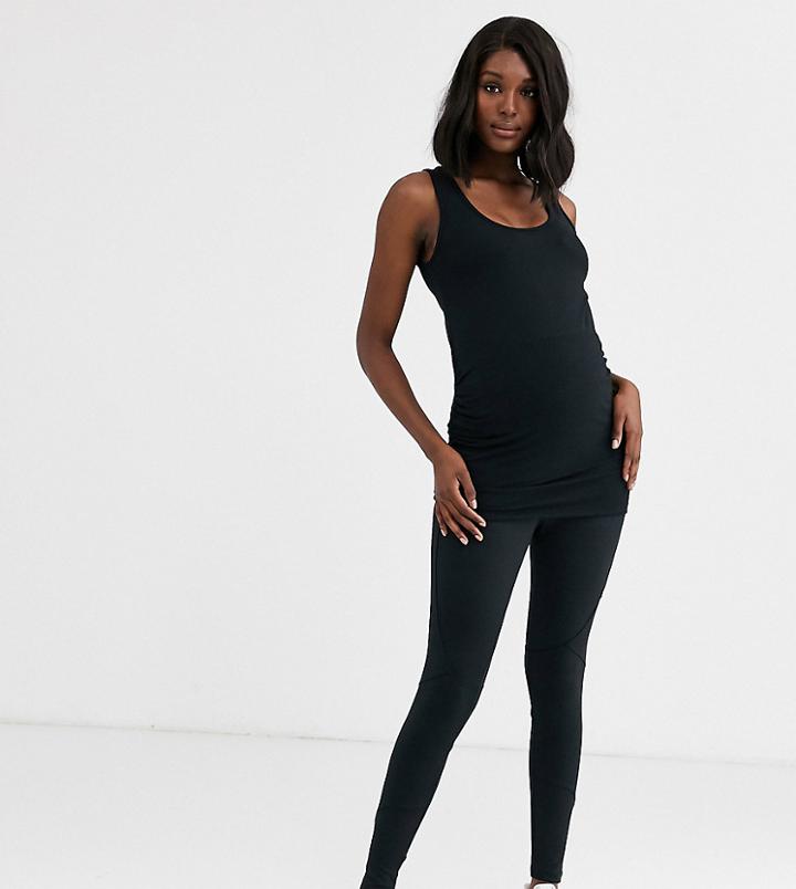 Asos 4505 Maternity Icon Legging With Bum Sculpt Seam Detail