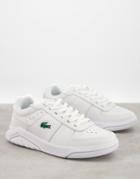Lacoste Game Advance Sneakers In Triple White