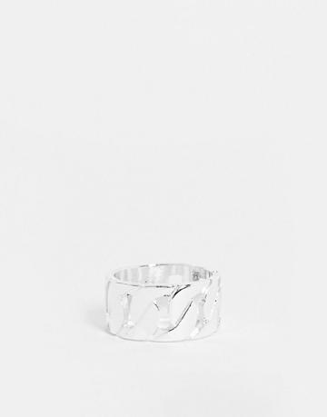 Wftw Chain Ring In Silver