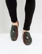 Jeffery West Jung Irredecent Loafers In Green - Green