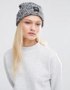 Cheap Monday Salt And Pepper Knit Fisherman Beanie - Gray