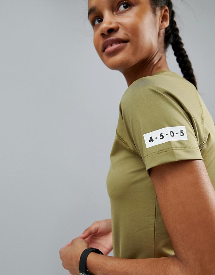 Asos 4505 Training T-shirt In Tight Fit - Green