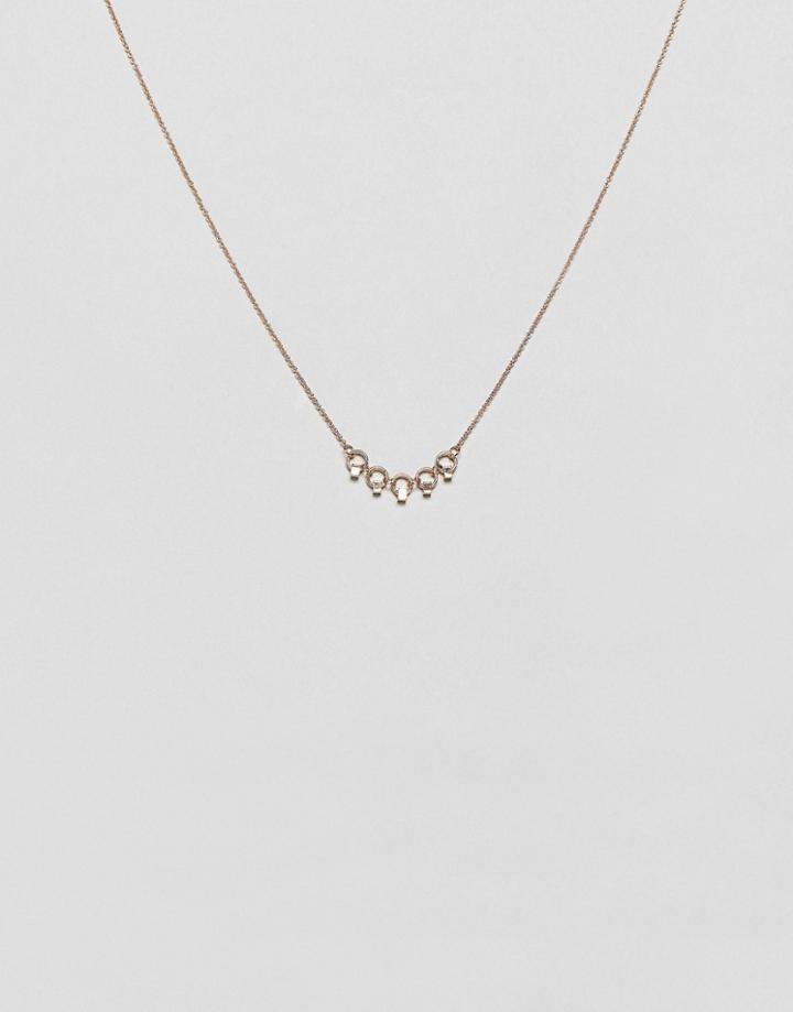 Pieces Link Chain Necklace - Gold