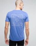 Brave Soul Indian Back Print T-shirt - Blue