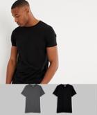 Asos Design T-shirt With Crew Neck 2 Pack Multipack Saving - Multi