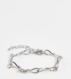 Faded Future Barbed Link Bracelet In Silver