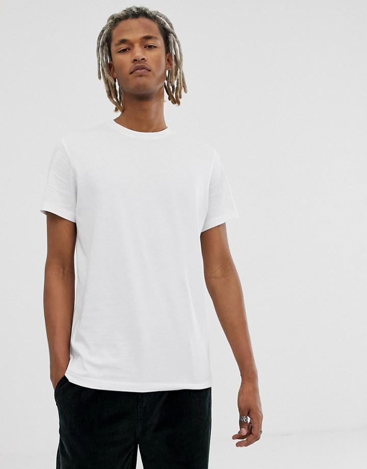 Weekday Alan T-shirt In White - White