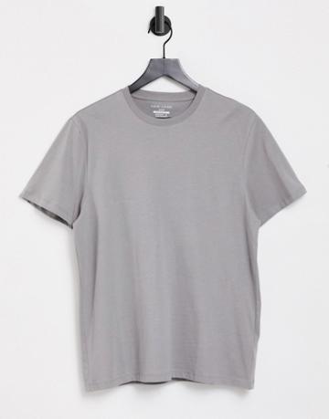 New Look Cotton T-shirt In Gray - Gray-grey