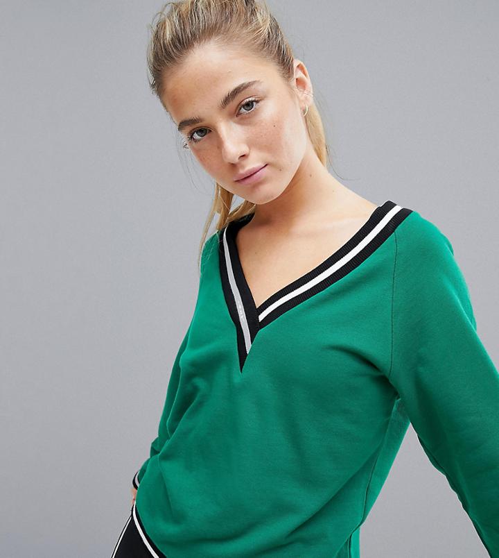 Mink Pink Second Base Sweat - Green