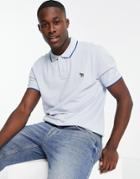 Ps Paul Smith Zebra Logo Polo In Blue-blues