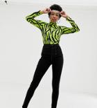 Collusion Tall Skinny Jeans In Black - Black