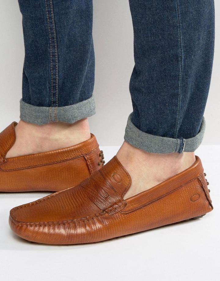 Base London Morgan Leather Loafers - Tan