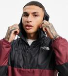 The North Face Wind Anorak In Burgundy Exclusive At Asos-red