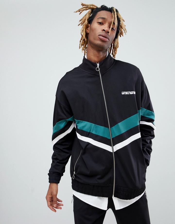 Asos X Unknown London Track Jacket - Black