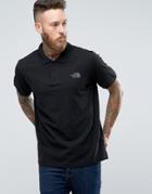 The North Face Polo Shirt With Tnf Logo In Black - Black
