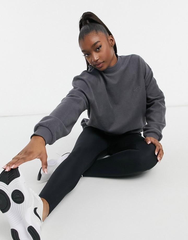 Asos 4505 Sweatshirt In Soft Touch-grey