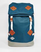 Pull & Bear Double Strap Backpack - Blue