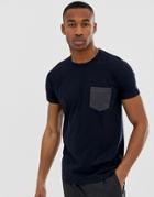French Connection Contrast Pocket T-shirt-multi
