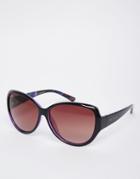 Ted Baker Shay Retro Sunglasses - Purple