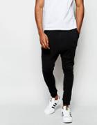 Jack & Jones Drop Crotch Joggers - Black