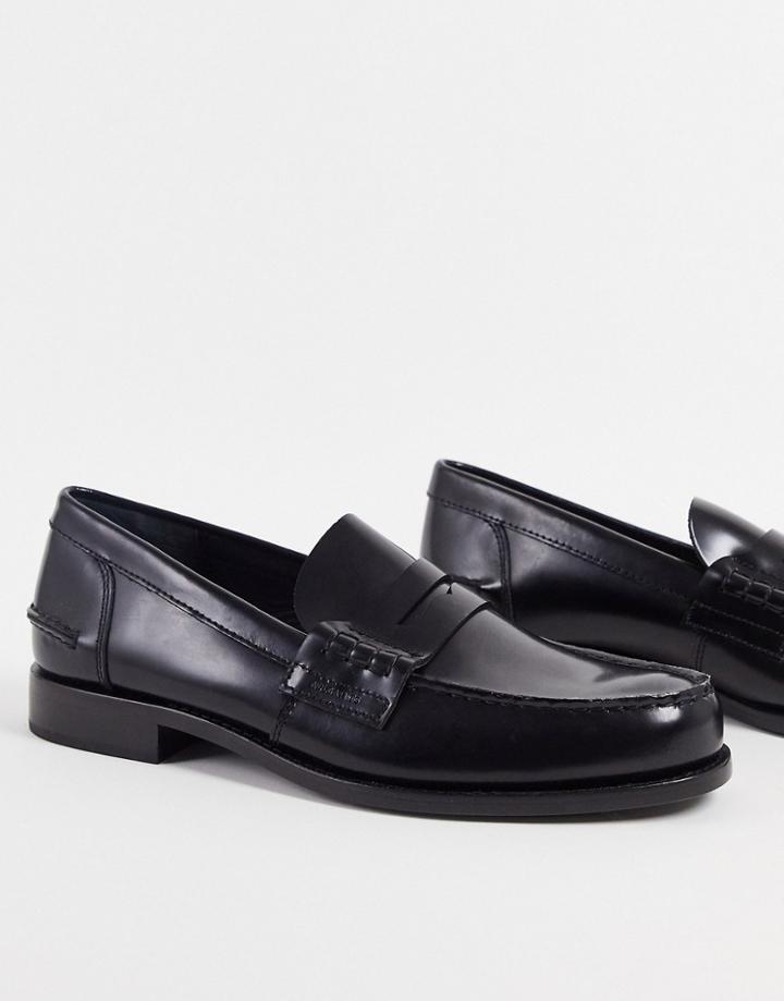 All Saints Pelham Smart Loafers In Black