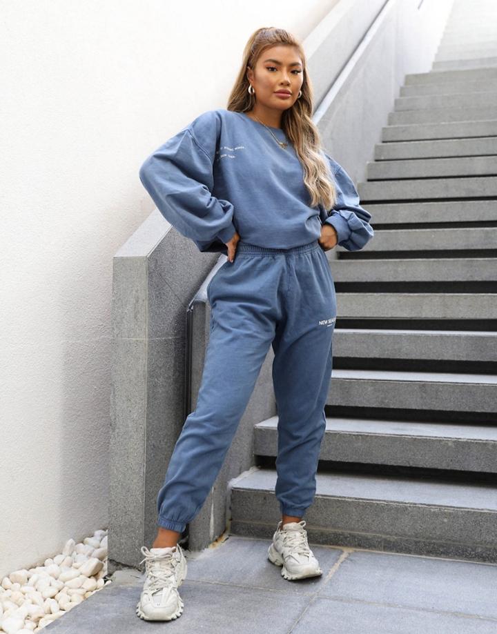 Public Desire X Carms Relaxed Cuffed Sweatpants-grey