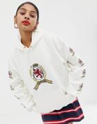 Tommy Jeans Capsule Crest Logo Hoodie - White