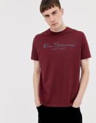 Ben Sherman Large Logo T-shirt - Red