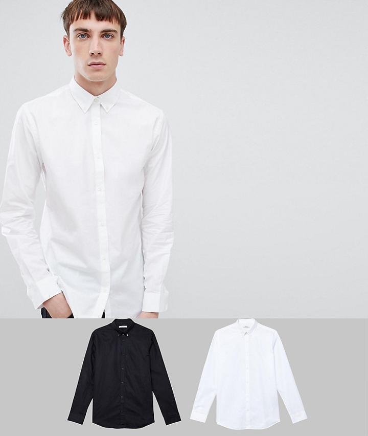 Jack & Jones Premium 2-pack Slim Shirt - Multi