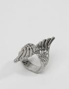 Asos Gothic Wing Ring - Silver