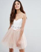Zibi London Lace Cami Top - White