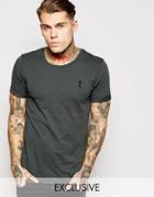 Religion T-shirt With Rolled Sleeves - Dark Metal