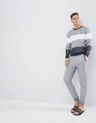 Boss Nautical Joggers With Cuffed Ankle In Regular Fit - Gray